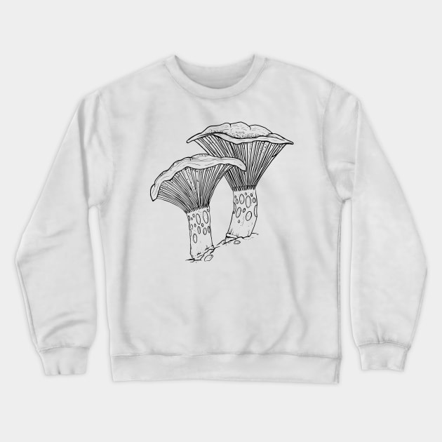 Indigo Milk Cap Crewneck Sweatshirt by mycologist